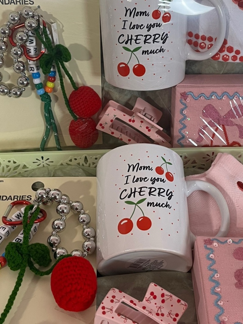 I love you cherry much gift set